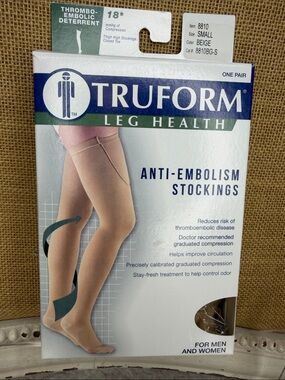 Truform Beige Anti-Embolism Stockings - Small